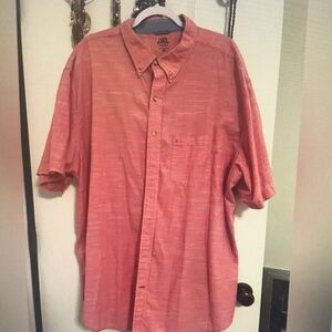 Men's Pink Button-Up Shirt
